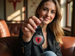 Alfa Romeo Leather Keychain Wallet Sturdy Design Limited Pro